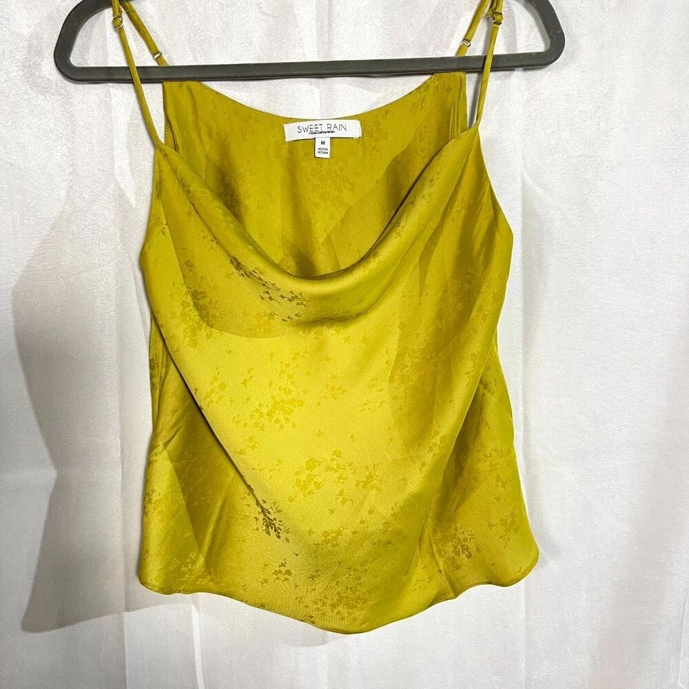Sweet Rain Young‎ Contemporary Top Green Size M Womens